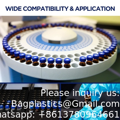 2mL Autosampler Vials With Writing Area And Graduations, 9-425 HPLC, Screw Cap, White PTFE &amp; Red Silicone Septa