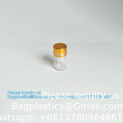 Mini Small Clear Glass Bottles Vials Tiny Jar With Plastic Stopper Miniature Bottle Message Bottle Gift DIY Decoration