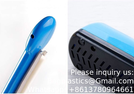 Impulse Bag Sealer,Impulse Heat Sealer,Manual Poly Bag Heat Sealer Heat Seal Closer With 1 Replacement Kit