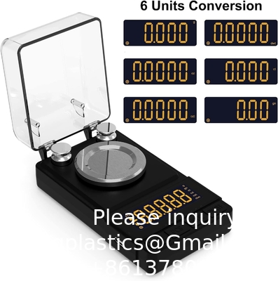 Digital Milligram Scale 50g/0.001g, Compact Mg Scale With 20g Calibration Weight And Accessories, Black Powder Scale