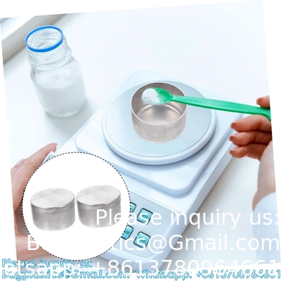 Aluminum Box Weighing Dish Narrow Spout Sampling Weighing Soil Collection Jar Aluminum Scale Pan Lab Measuring