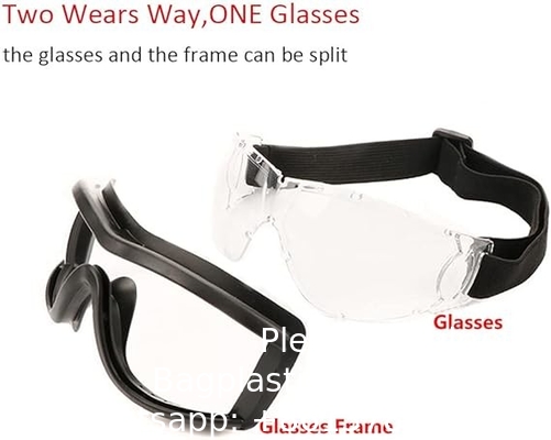 Safety Glasses,Protective Goggles Anti Fog And UV, Protection Work Goggles Seal Spectacles For DIY, Lab,Outdoor