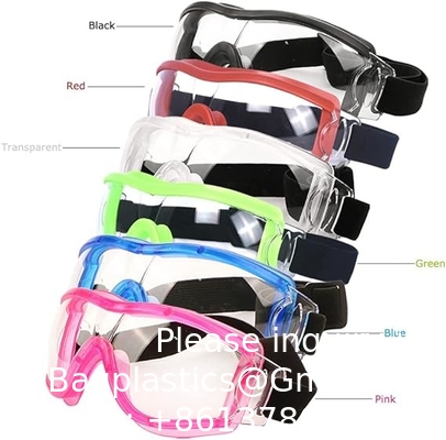 Safety Glasses,Protective Goggles Anti Fog And UV, Protection Work Goggles Seal Spectacles For DIY, Lab,Outdoor