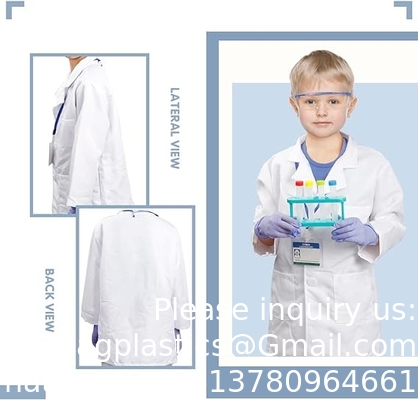 Scientist Costume For Kids Lab Coat With Science Experiment Kit Dress Up &amp; Pretend Play For Boys Girls Age 4-8
