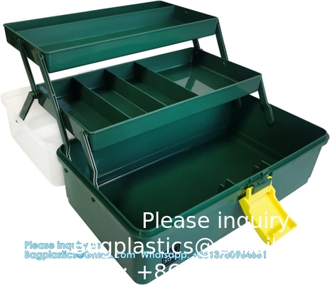 Portable Storage Box With Tray, Multipurpose Sewing Supplies Organizer, Case For Student, Art Crafts Organization