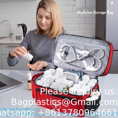 Travel Medicine Bag Organizer-Medicine Organizer Storage-Pill Bottle Organizer Storage-Medication Organizer