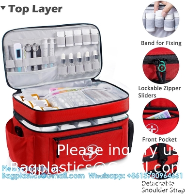 Travel Medicine Bag Organizer-Medicine Organizer Storage-Pill Bottle Organizer Storage-Medication Organizer