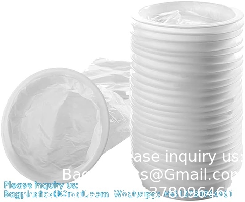 Vomit Bags Disposable Barf Bags 10Pack,1500ml White High Density Emesis Bags With Snap,Perfect For Morning Sickness