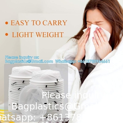 Vomit Bags Disposable Barf Bags 10Pack,1500ml White High Density Emesis Bags With Snap,Perfect For Morning Sickness