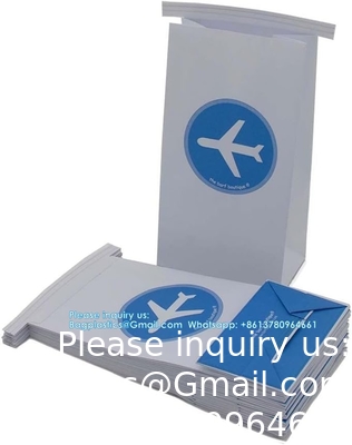 Airplane Vomit Barf Bags - Disposable Air Sickness Bags Vomit Bags For Car, Uber, Travel