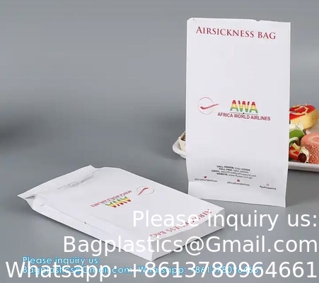 Airplane Vomit Barf Bags - Disposable Air Sickness Bags Vomit Bags For Car, Uber, Travel