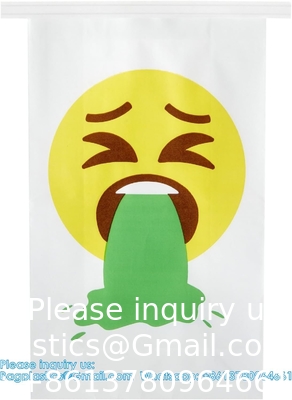 Airplane Vomit Barf Bags - Disposable Air Sickness Bags Vomit Bags For Car, Uber, Travel