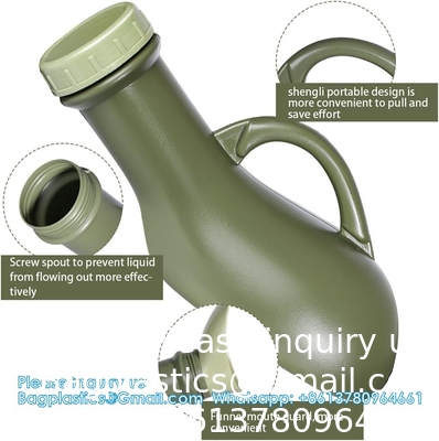 Urinals For Men With Glow In The Dark,1000ml Thick Pee Bottles With Lid,Spill Proof Urinal Bottle For Car,Hospital