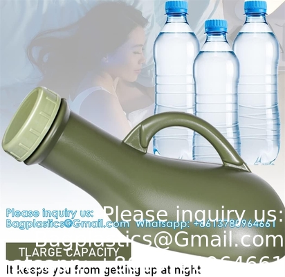 Urinals For Men With Glow In The Dark,1000ml Thick Pee Bottles With Lid,Spill Proof Urinal Bottle For Car,Hospital