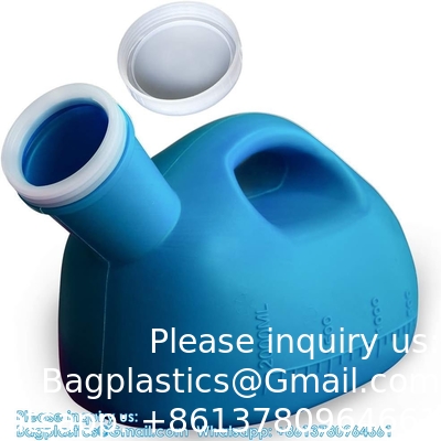 Urinals For Men Portable Male Urinal With Lid 2000 Ml/66 Oz Large Capacity Urine Cups For Hospital Incontinence