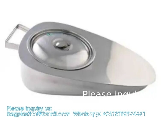 Bedpan Perfection Type Hollow Wares Bed Pan Perfection Type With Lid/ Hospital Bedpan Perfection Stainless Steel