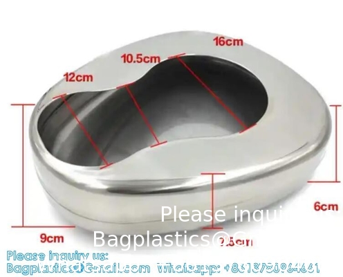Bedpan Perfection Type Hollow Wares Bed Pan Perfection Type With Lid/ Hospital Bedpan Perfection Stainless Steel