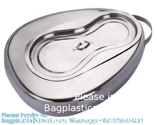 Bedpan Perfection Type Hollow Wares Bed Pan Perfection Type With Lid/ Hospital Bedpan Perfection Stainless Steel