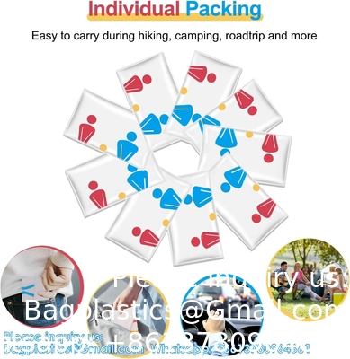 Disposable Urine Pee Bags - 12 Pack Male/Female Portable Urinals Toilet/Vomit Bags For Travel&amp;Camping, Unisex