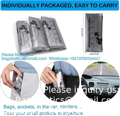 Disposable Urine Bags, Pack Travel Pee Bags, Unisex Urinal Bag Vomit Bags Travel Traffic Jam Emergency Portable