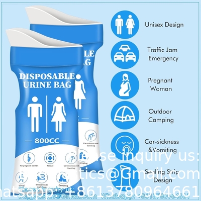 Disposable Urine Bags, Pack Travel Pee Bags, Unisex Urinal Bag Vomit Bags Travel Traffic Jam Emergency Portable