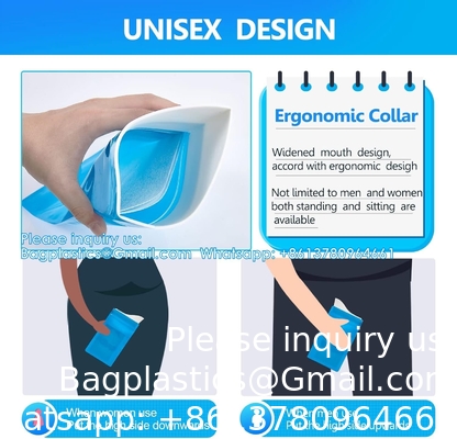 Disposable Urine Bags, Pack Travel Pee Bags, Unisex Urinal Bag Vomit Bags Travel Traffic Jam Emergency Portable