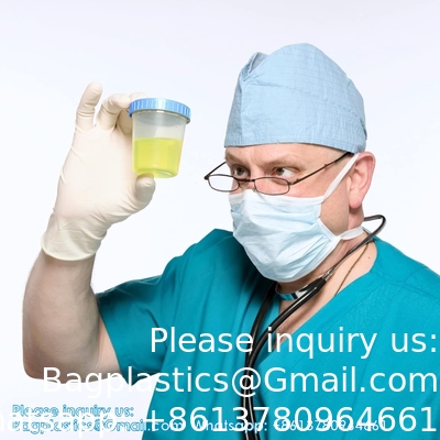 Specimen Cups With Leak Proof Screw On Lids - 4oz Clear Non-Sterile Urine Sample Jars - Containers