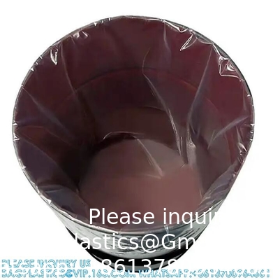 ROUND BOTTOM, SQUARE BOTTOM BAGS, DRUM BUCKET LINER, CHEMICAL LINING BAG, IBC BAG, TANK LINER