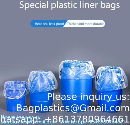 Plastic Manufacturer Supplies Durable Round Bottom Plastic Drum Barrel Liners Bags drum liner 10l bucket liner
