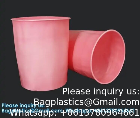 wholesale custom Round Bottom Plastic Bag Drum Liner For Industrial Paint Barrels round bottom barrel bags liner