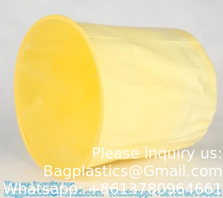 wholesale custom Round Bottom Plastic Bag Drum Liner For Industrial Paint Barrels round bottom barrel bags liner