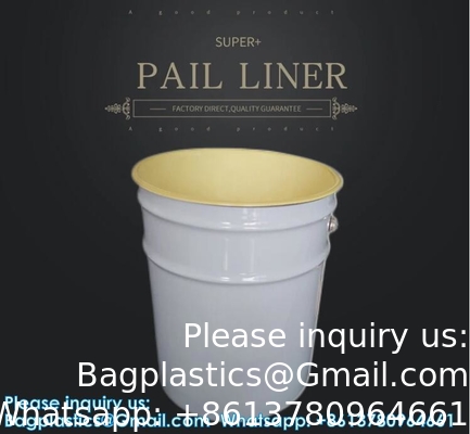 wholesale custom Round Bottom Plastic Bag Drum Liner For Industrial Paint Barrels round bottom barrel bags liner