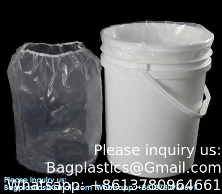 Drum Liner For Metal Bucket Round Bottom Bucket Liner Clear Poly Drum Liners For Painting Bucket And Oil Bucket