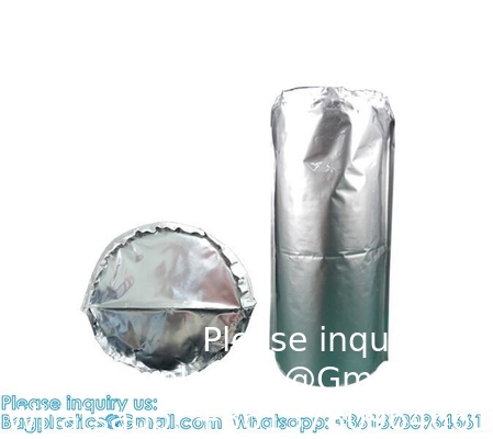 Composite Pure Aluminum Foil 200 L Drum Liners 55 Gallon Drum Liners Round Bottom Aluminum Foil Bag For Storage