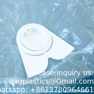 Factory Customized Size Logo 285mm/320mm/600mm/1150mm Plastic Drum Liner Bag Drum Liner With Snap