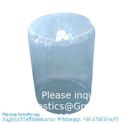 Factory Customized Size Logo 285mm/320mm/600mm/1150mm Plastic Drum Liner Bag Drum Liner With Snap