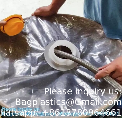 Heavy Duty Large Plastic Round Bottom Drum Liner Bag 55 Gallon Drum Liners Plastic Drum Liner Bag For 200ltr