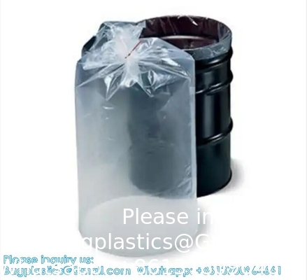 Heavy Duty Large Plastic Round Bottom Drum Liner Bag 55 Gallon Drum Liners Plastic Drum Liner Bag For 200ltr