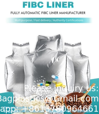 Aluminum Foil Moisture Proof Plastic Jumbo Packaging For 1 1.5 2 Ton 1000Kg 1500Kg Seed Bulk Fibc Bag