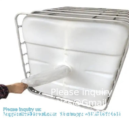 Transparent Aseptic IBC Tank Plastic Liner Bag For Liquid Packaging Plastic Liquid Ton Bag In IBC 1000L