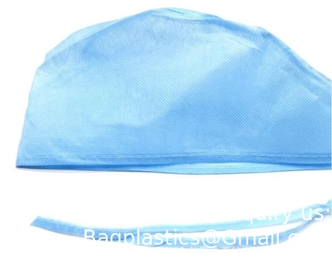 Disposable nonwoven Surgical cap DISPOSABLE NURSE SURGICAL HEADCAP NON WOVEN CAP BOUFFANT HAIR NET SHOW