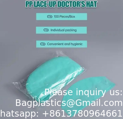 Disposable nonwoven Surgical cap DISPOSABLE NURSE SURGICAL HEADCAP NON WOVEN CAP BOUFFANT HAIR NET SHOW