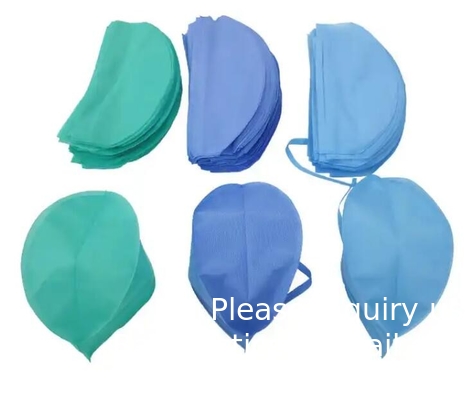Disposable nonwoven Surgical cap DISPOSABLE NURSE SURGICAL HEADCAP NON WOVEN CAP BOUFFANT HAIR NET SHOW