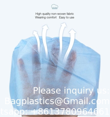 Disposable nonwoven Surgical cap DISPOSABLE NURSE SURGICAL HEADCAP NON WOVEN CAP BOUFFANT HAIR NET SHOW