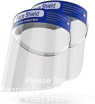 Reusable Face Shields With Eye Shield Recycled After Disinfection Salon Face Shields Ultra Clear Protective