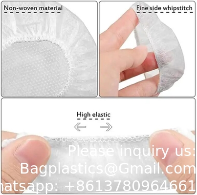 Non Woven Earphone Cover Black / White /Blue Nonwoven Disposable Hygienic Headphone Cover One Time Use Sanitary Ear