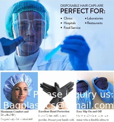 Factory Price Medical Surgical Pp Caps Bouffant Non-Woven Hair Net Disposable Mob Cap