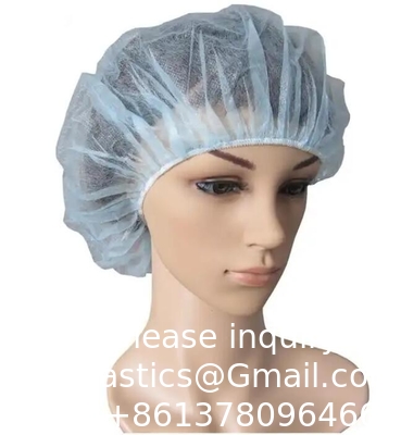 Factory Price Medical Surgical Pp Caps Bouffant Non-Woven Hair Net Disposable Mob Cap