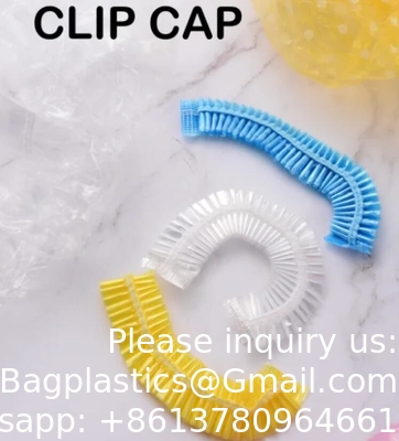 Disposable Medical Non Woven Strip Cap Bouffant Head Cover Hair Net Surgical Doctor Nurse Hat Round Mob Cap