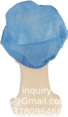 Medical Manufacturer Hospital Requirements Blue SMS 35gsm Hat Doctor Surgeon Cap Breathe Cool and Strong Head Cover
